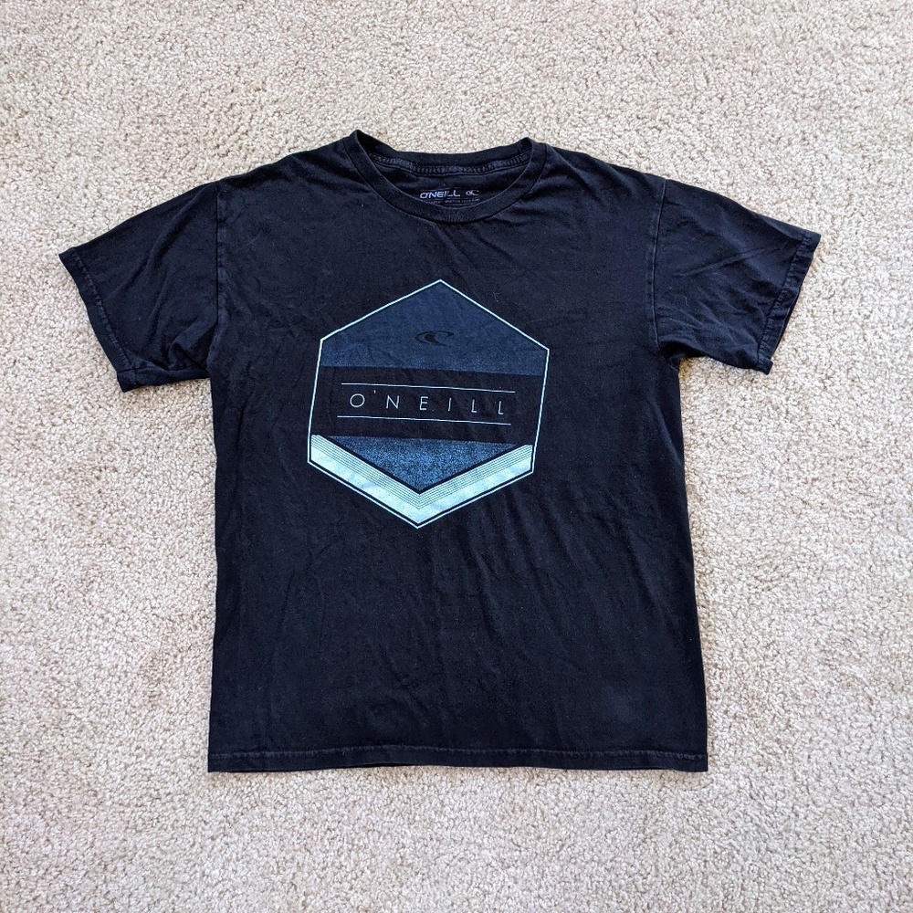 O'Neill Logo Graphic Shirt Men's Medium Black